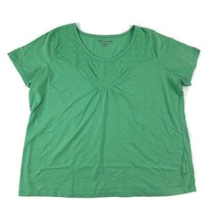 Fresh Womens Tshirt Green 1X